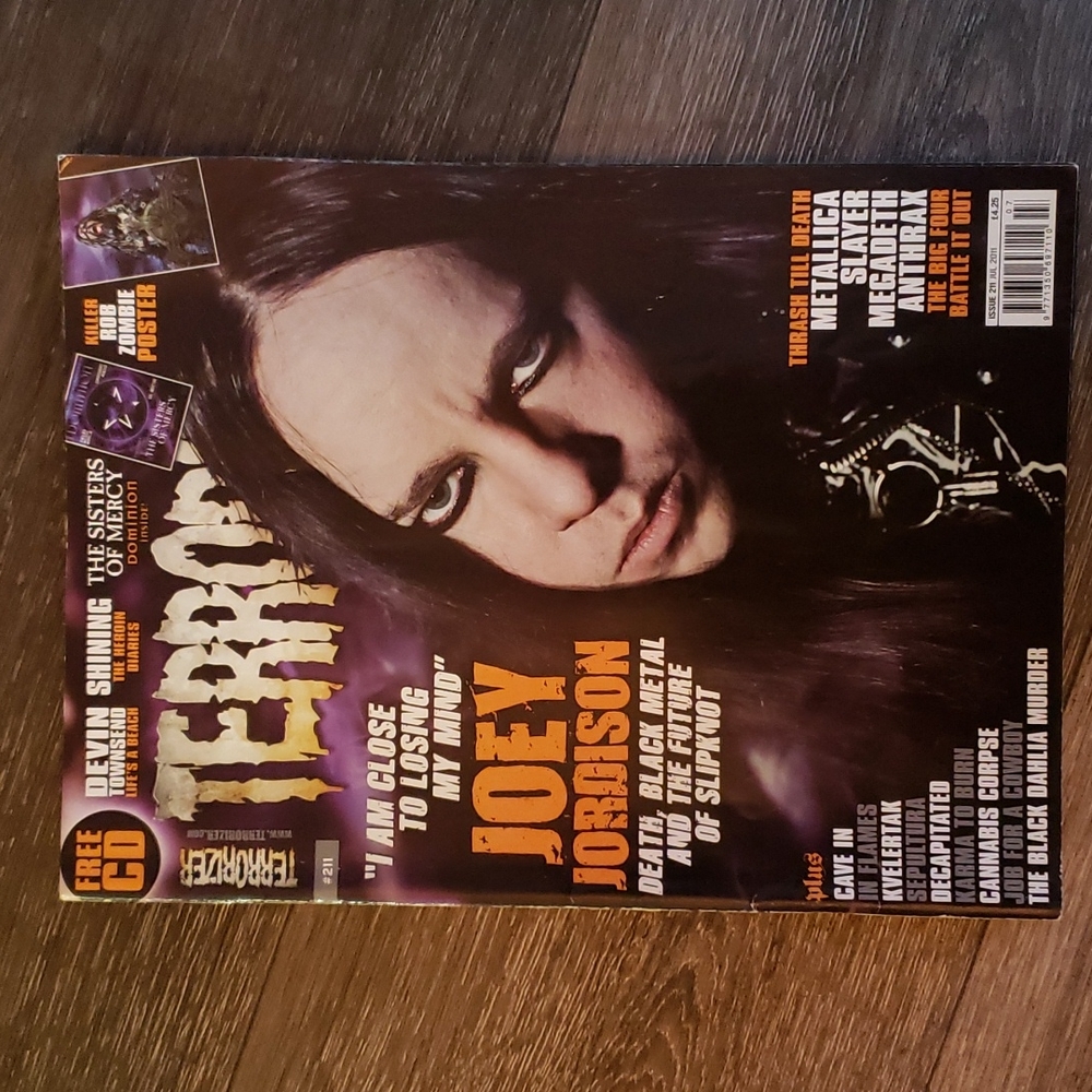 Terrorizer magazine Joey Jordison cover